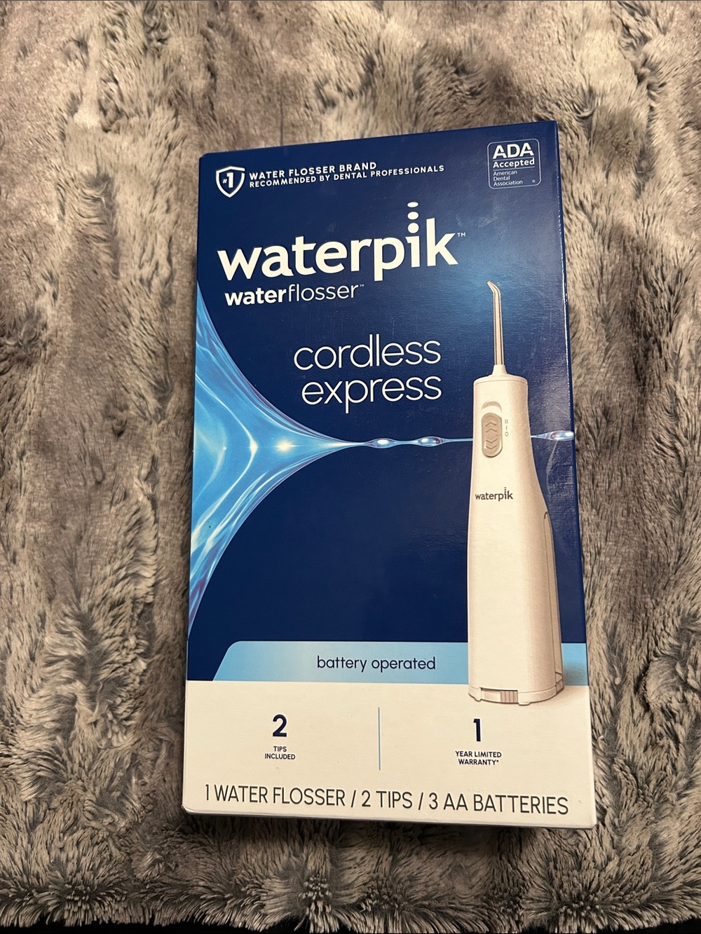 Waterpik Cordless Express Water Flosser - Blue/White